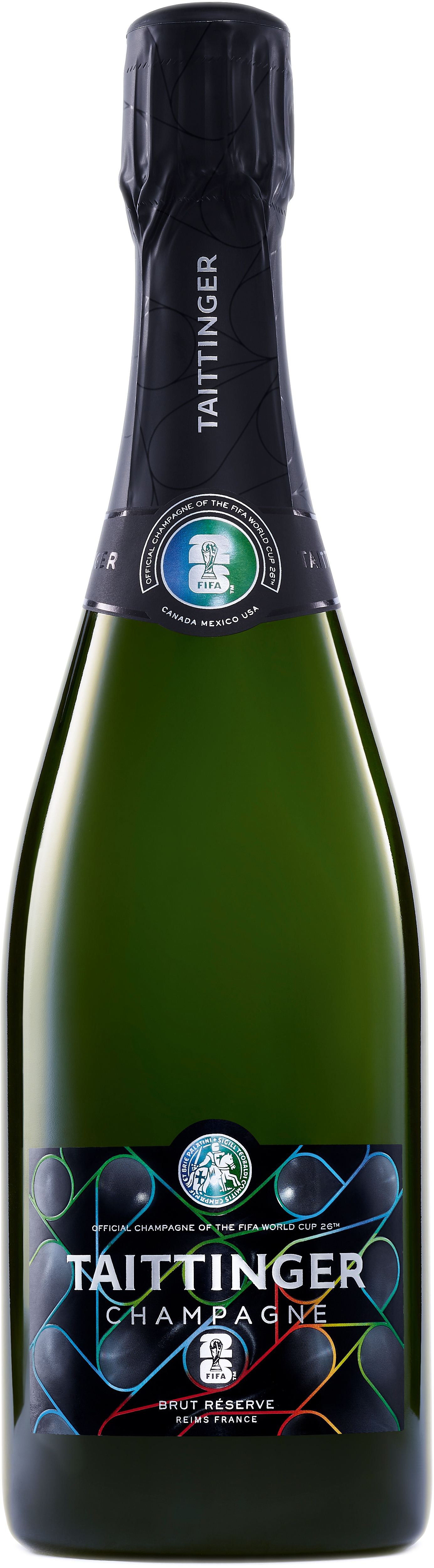 Taittinger Brut Rèserve FIFA WM Limited Edition Champagner 